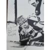 Image 1 : Signed Black-and-White Hockey Photograph, Personalised For Brian Mcfarlane
