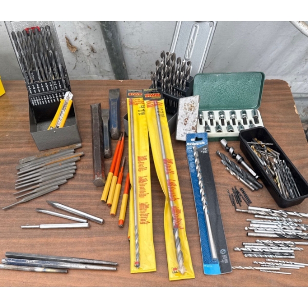 Bit Bundle - Twist Drills Masonry Bits Auger Bits & More 