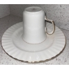 Image 5 : Royal Albert 8pc Set Of Bone China "Val D'or" Edition  Cups Saucers Big Plates Small Plates Serving 