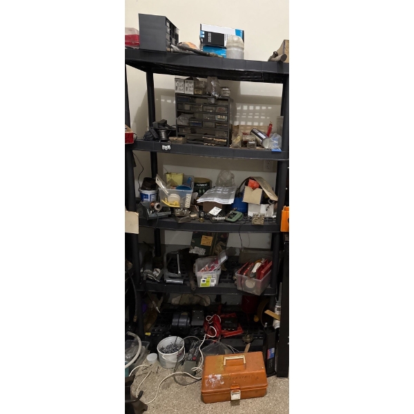Garage Shelf #2  Incl. Tool Contents 