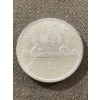 Image 1 : 1965 Canada Silver Dollar Coin Featuring Canoe Reverse Design