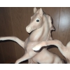 Image 2 : Pair of Ceramic Horses 14 W, 16 T 