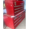 Image 2 : Two Red Mastercraft Drawered Medium Sized Tool Boxes (No Tools Inside!)  Empty Tool Chests X 2