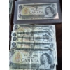 Image 6 : Canadian 1$ Bill Collection From  1937-1973 Including Devils Face 1954