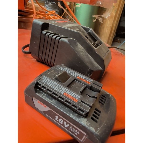 BOSCH 18V Lithium Ion Battery & Charger Only 