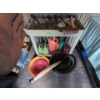 Image 3 : Assorted Garden Tools and Cart, Watering cans, Planters (new in box)