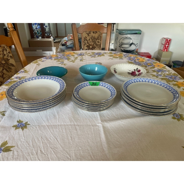 Assorte Plates and Bowls, New