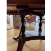Image 3 : Brass Footed Pedestal Dining Table 53x37x30