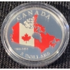 Image 3 : 2015 3 Dollar Fine Silver Coin-50th Anniversary of the Canadian Flag