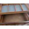 Image 7 : Wooden Sideboard with 2 Cupboards and 3 Drawers 56 W, 20 D, 35 T