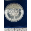 Image 2 : 1994 Canadian Maple Leaf Silver Dollar 1 troy oz 99.99% Silver		