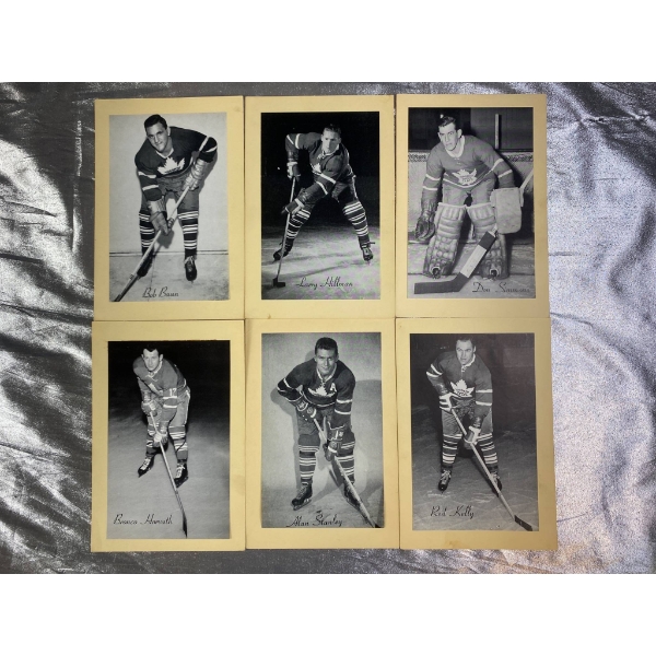 6 Toronto Maple Leafs Player Postcards Featuring Hockey Stars