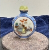 Image 2 : Hand Painted Grandpa's Wisdom Snuff Bottle 2.5H