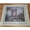 Image 2 : Paris: L'Arc de Triomphe and Le Moulin Rouge Prints 19 X 16, Framed Under Glass 