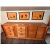 Image 2 : Teak Dresser very well made with six drawers and one set of sliding doors an amazing very well kept 