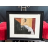 Image 1 : Unsigned Woman Leaning on a Piano Print 19Wx15H