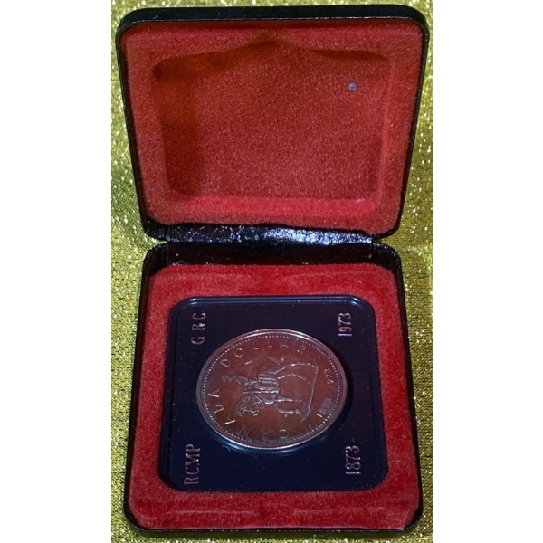 1973 100th Anniversary of the RCMP 50% Silver Coin, 23.33 grams