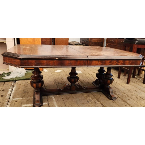 Solid Wood Dining Table by McLagan Furniture Co. with Extensions and Attachments
