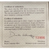 Image 4 : 1997 10th Anniversary Silver Proof Loon Dollar 92.5% Silver 25.175 Grams