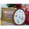 Image 4 : Huge Christmas wreath, adorable dog clock, vintage tins, bottles and jars. 