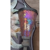 Image 11 : Outdoor Garden Décor Lot: Metal Sun, Hummingbird, Solar Lights, Planters, Watering Can