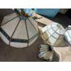 Image 2 : 4 Tiffany style glass shade lamps, all different colours.