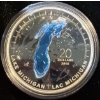 Image 2 : 2015 $20 The Great Lakes: Lake Michigan Fine Silver Coin 31.39 Grams