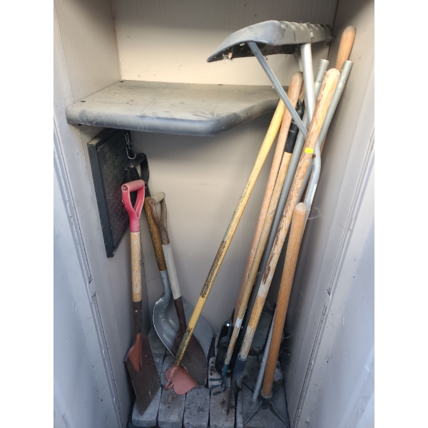 Assorted Tools (Garden Shed not Included) 
