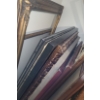Image 6 : Huge Asst of Picture Frames-Mostly Vintage, Glass & Mats.  Largest Gold Frame 22 w 32 h