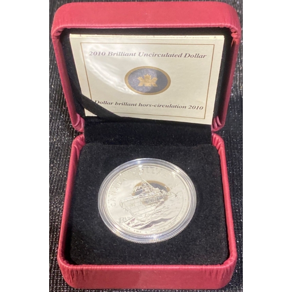 2010 HMCS Sackville Proof Dollar 92.5% Silver 25.175 Grams 