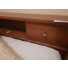 Image 4 : Double Bed with Wooden Headboard Featuring Integrated Storage