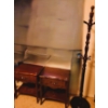 Image 1 : Pair of Nightstands with Drawer 22 W, 15 D, 26 T and Coatrack 71 T