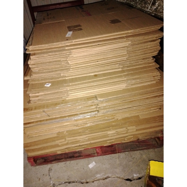 Hefty Haul of Flattened Moving Boxes -Large & Small- Excellent Condition