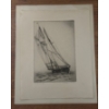 Image 1 : "The Bluenose", Artist: Woodruff K. Aykroyd, 10/150, 10 X 13 Includes Matting/ Unframed