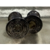 Image 2 : Sterling silver Salt and Pepper Shakers with Lidded Tops