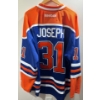 Image 2 : Edmonton Oilers #31- Joseph Jersey  NHL Collectibles by Reebok Size Large