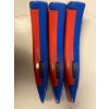 Image 1 : Three Red and Blue Utility Knives with Sliding Blade Action