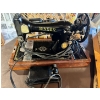 Image 1 : 1950 Singer Sewing machine #JC8171358 with Case. Excellent Condition plus yard measuring sticks