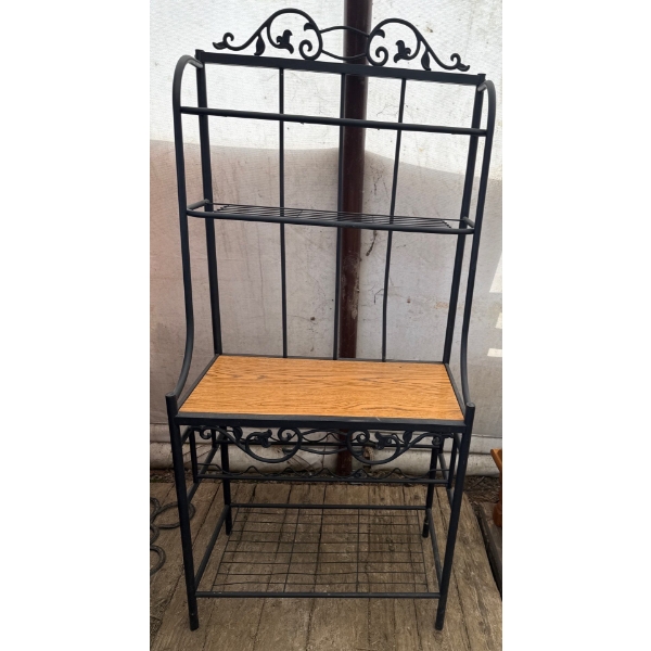 Vintage Baker's Rack - 6ft Tall Solid Design 