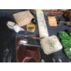 Image 7 : Pillow 15 X 15, Deer Jar 6 T, Cutlery and Collector Spoons, Assorted Decor- Egg Decor 9.5 X 6