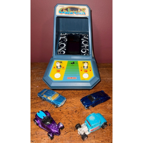 Vintage 1981 Coleco Galaxian Tabletop Mini Arcade Video Game & More