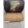 Image 1 : 2 Decorative Floral Trunks & Basket w Lid.  Lg Trunk 19 w 13 1/2 d 18 h.  Basket 18 1/2 w 10 d 9 1/2