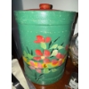 Image 2 : Vintage Flour Cannister w/ Cake Decorating Utensils & Tools ++ Icing Tubes w/attachments