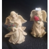 Image 3 : Basket 10 W, 8 D, 7 T and Collection of Resin Angels: Tallest- 6 T 