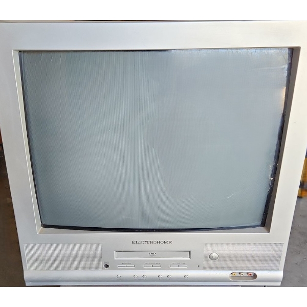 Electrohome Model 20ED200V  20" TV w/ Build in DVD Player 20 W, 20 D, 19 T, Remote Not Included 