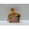 Image 2 : Chalk Woman Kneeling by Basket in Gold Costume 7.5H