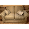 Image 4 : Matching Sofa & Loveseat w/throw cushions  81x38x33"tall
