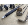 Image 3 : Assorted Left Hand Golf Clubs & Drivers & Putters w/ Golf Bag