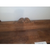 Image 5 : Wooden Hall Mirror w Shelf & Lion Foot Detail 45 w 9 d 2 1/2 h