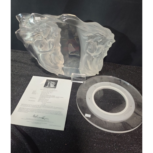 Sculpture 70/850 "Illuminata II" (H.125),Artist: Frederick Hart, Clear Acrylic Resin 18 W, 5 D, 13 T